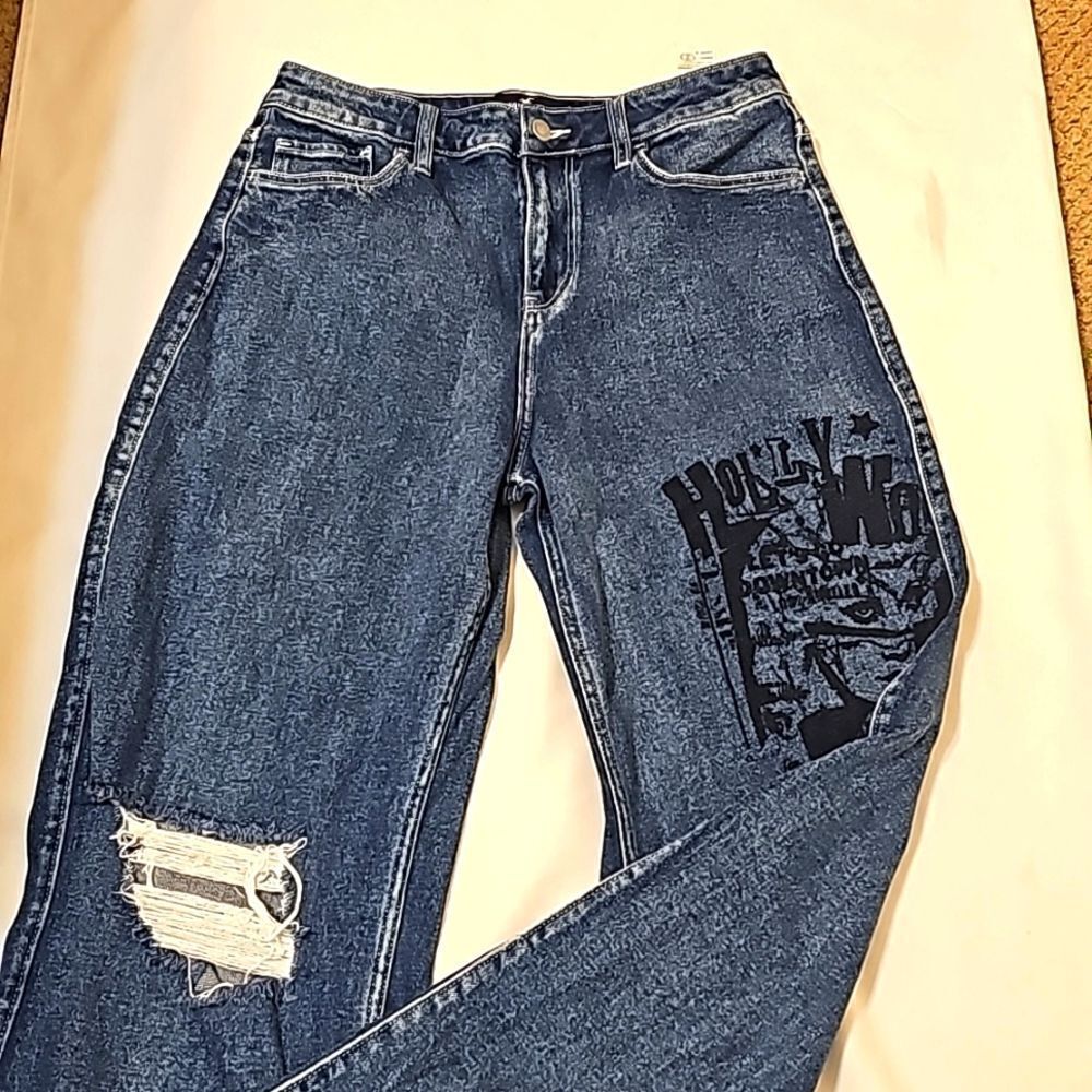 Hollister wideleg, art design jeans size 28